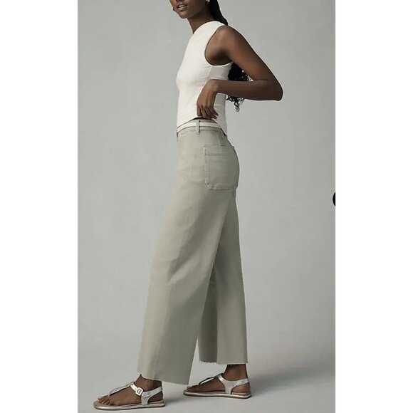 NWT Size 31 - Anthropologie The Ettie High-Rise Crop Wide-Leg Jeans (NWT US$ 98) - Picture 3 of 9